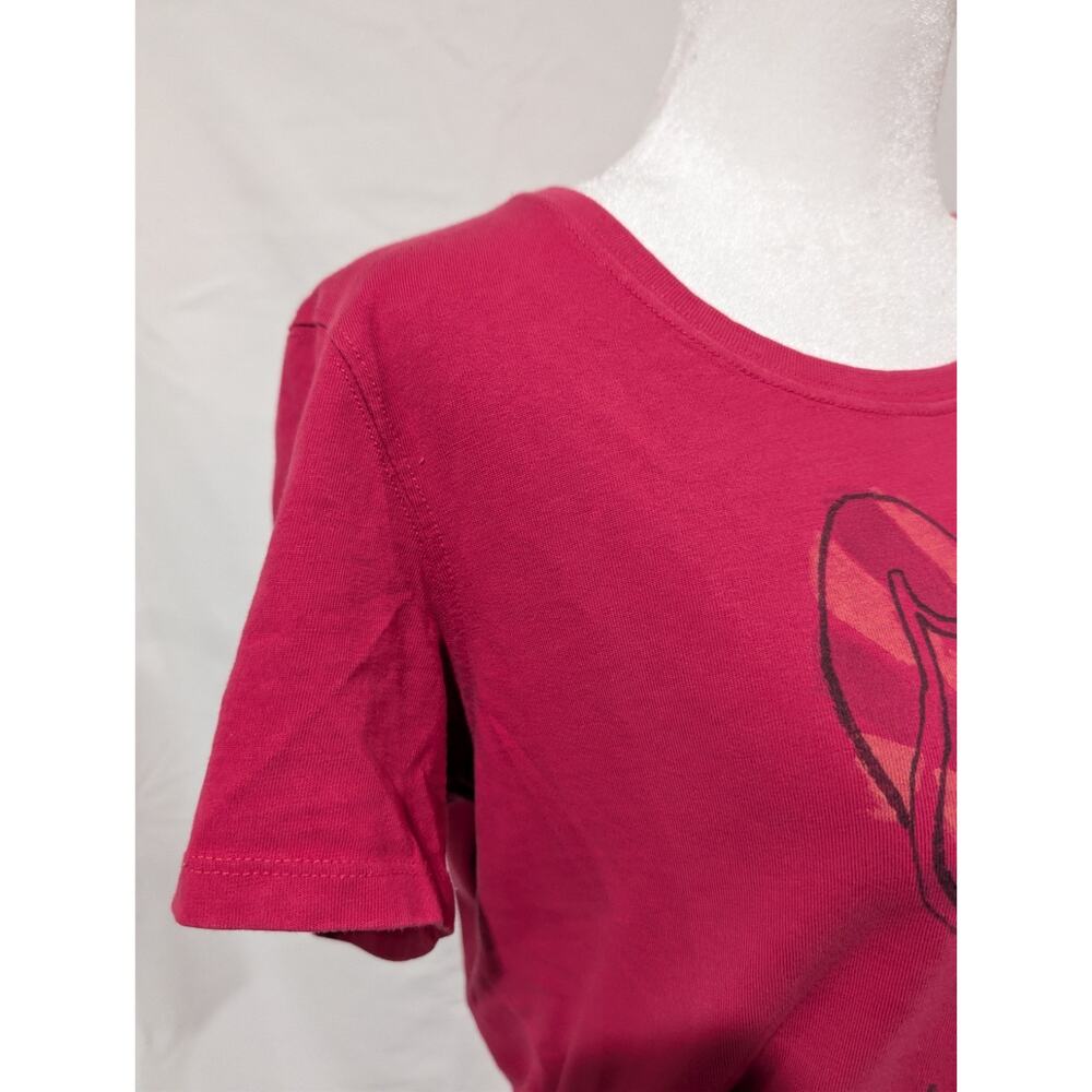 Life Is Good Livin On A Pair Flip Flops Classic Fit Shirt Women's Medium Pink - Picture 3 of 13